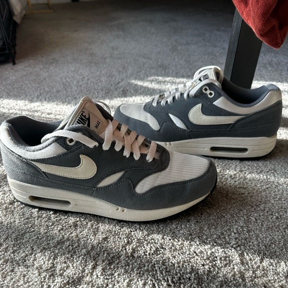 Nike Shoes - NIKE AIR MAX ONE. Suede grey two tone. In excellent condition. Rare find!